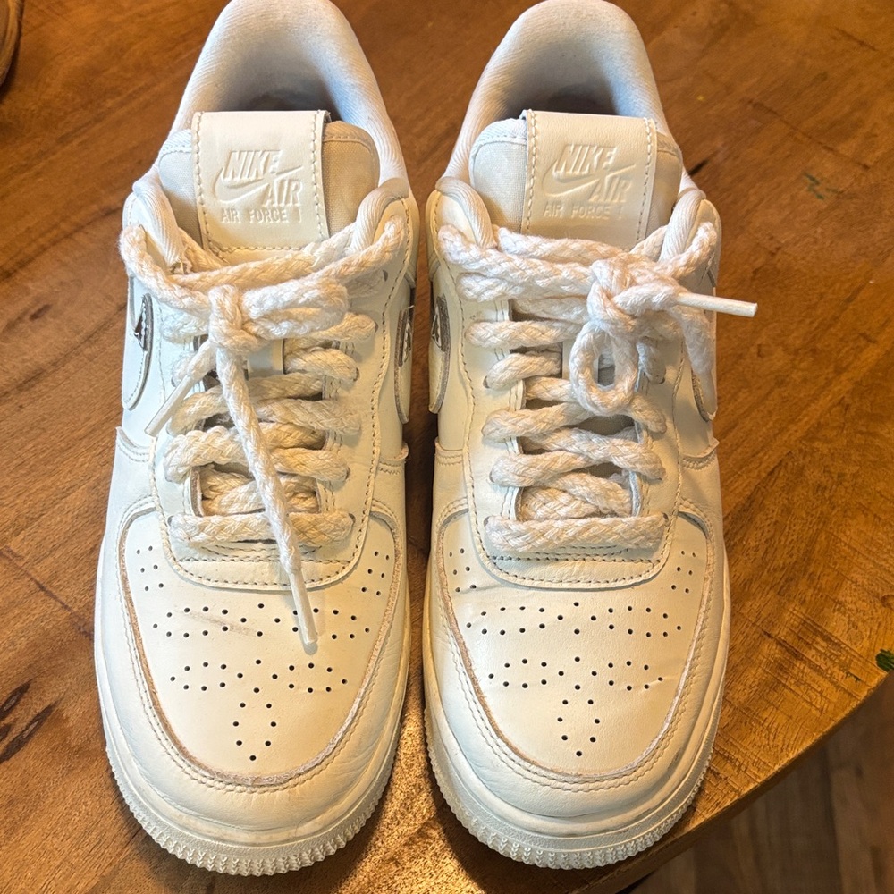 Nike Air Force 1 Cream Sneakers